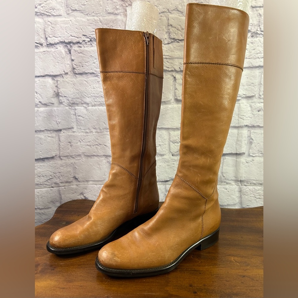 Vero Cuoio Tan Boots With Leather Soles